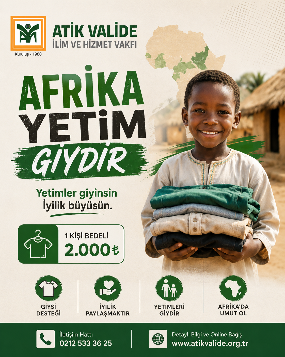 Afrika Yetim Giydir