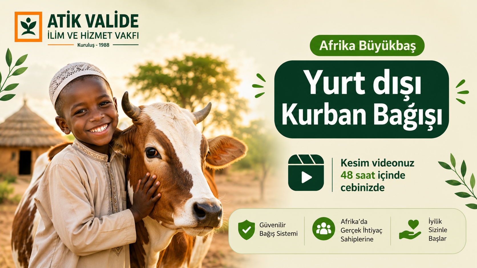 Yurtdışı Büyükbaş Kurban (Hisse)